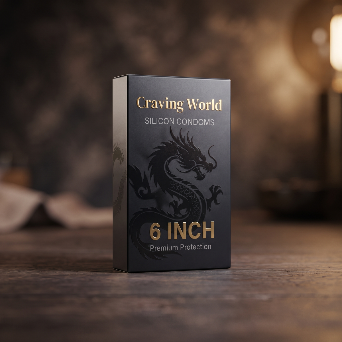 Silicone Comfort Fit Textured Dragon Condom